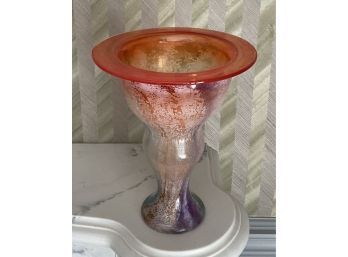 Signed Art Glass Vase (CTF20)