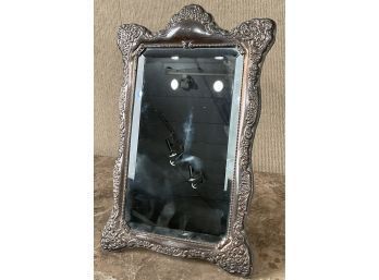 Vintage English Silver Dresser Mirror (CTF10)