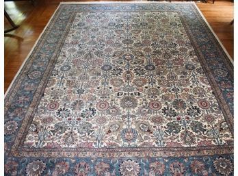 Contemporary Ivory Field Wool Room Size Rug (CTF40)