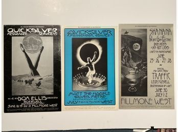 Three 1970 Fillmore Posters (CTF10)