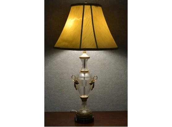 French Crystal Bronze Mounted Table Lamp (CTF10)