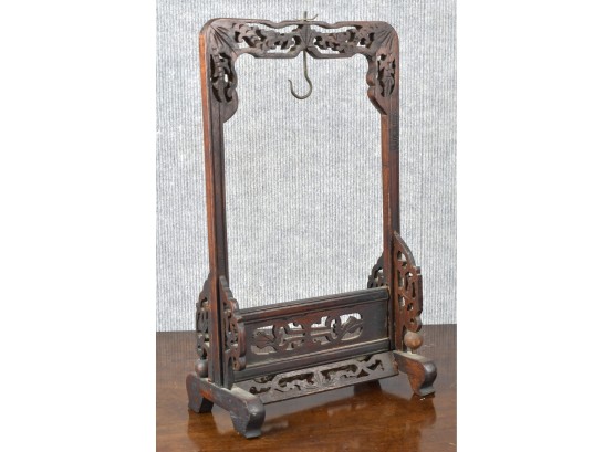 Chinese Carved Hanging Stand, With Chopsticks (CTF10)