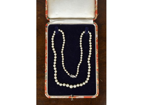 Mikimoto Graduated Pearl Necklace (CTF10)