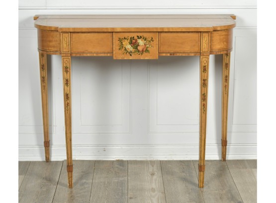 Antique Painted Satinwood Console Table (CTF20)