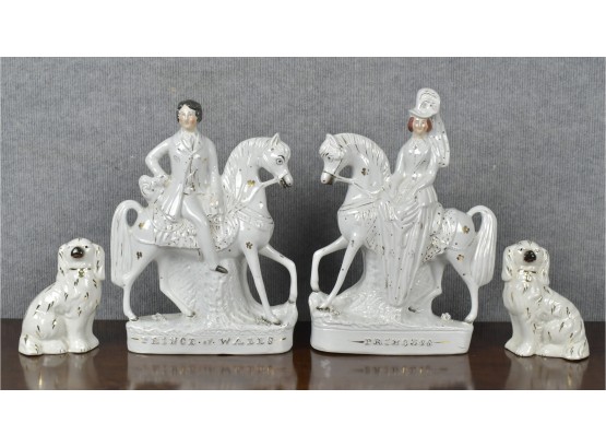 Four 19th C. Staffordshire Figures (CTF20)