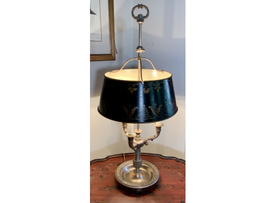 Brass And Tole Bouillotte Lamp (CTF10)