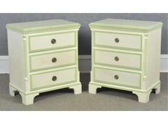 Pair Of Modern Painted Side Cabinets (CTF20)