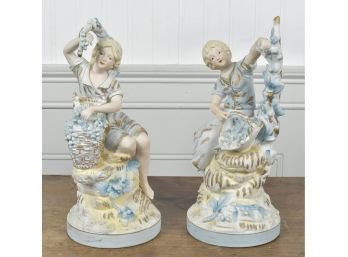 Pair Of French Bisque Figures (CTF20)
