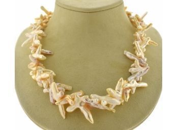 Diana Kim 14k Gold And Pearl Necklace (CTF10)