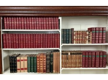 Antique Leather Bound French Book Collection (CTF30)