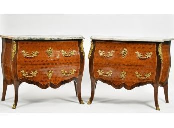 Pair Of Louis XV Style Parquetry Commodes (CTF50)