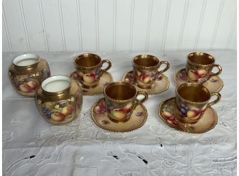 Hand Painted Royal Worcester Set (CTF10)