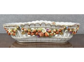 Antique Von Schierholz Porcelain Fruit Bowl (CTF10)