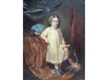 19th C. French Portrait Of A Child (CTF20)