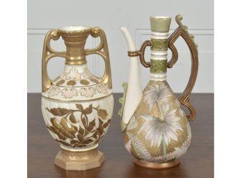 Two Rudolstadt Porcelain Vases (CTF10)