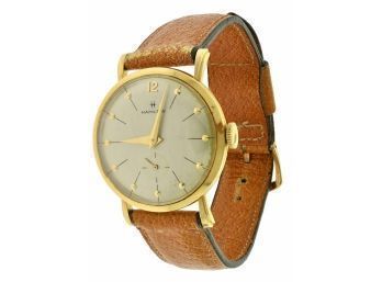 Men's 14k Gold Hamilton Wrist Watch (CTF10)