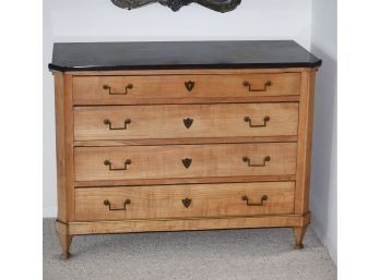 Antique French Provincial Marble Top Chest (CTF50)