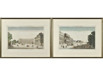 Two French Engravings, Brussels Palaces (CTF10)