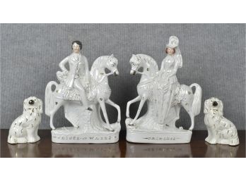 Four 19th C. Staffordshire Figures (CTF20)