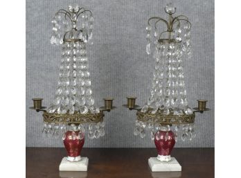 Pair Of Antique French Candelabras (CTF20)
