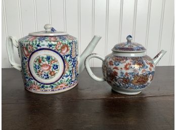 Early 19th C. Chinese Porcelain Teapots (CTF20)