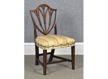 Carved Antique Hepplewhite Side Chair (CTF10)