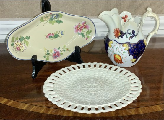 Wedgwood And Gaudy 3 Pieces (CTF10)