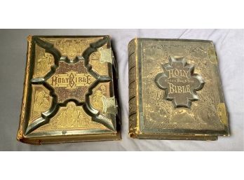 Two Leather Bound Bibles (CTF10)