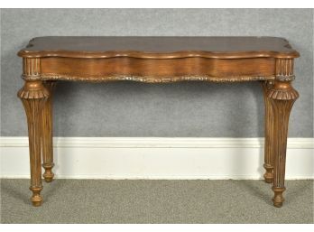 Contemporary Shaped Top Console Table (CTF20)