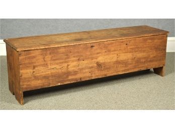 Antique Rustic Pine Blanket Box (CTF30)