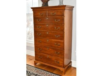 Ca. 1800 Chippendale Tall Chest (CTF30