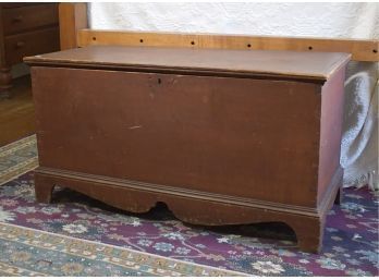 Antique Red Painted Blanket Box (CTF20)
