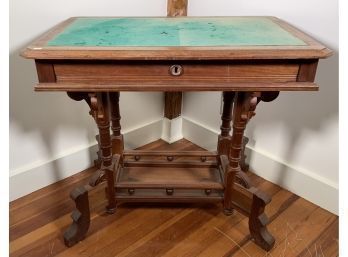 Victorian Carved Games Table (CTF10)