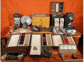 Antique Cameras, Slide Projectors  And Related (CTF10)