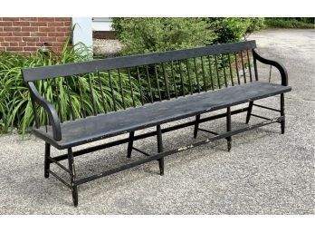 Antique Painted Deacons Bench (CTF20)