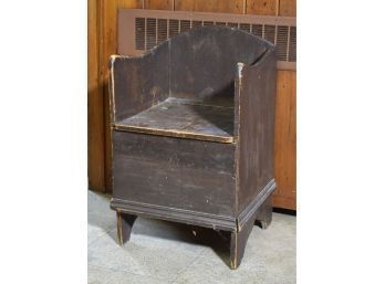 Antique Country Lift Top Storage Chair (CTF10)
