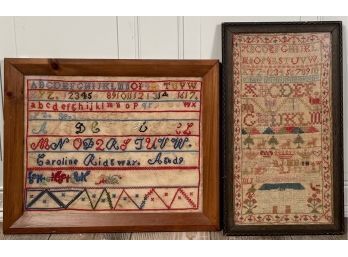 Two Antique Samplers (CTF10)