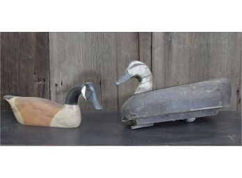 Antique Wood Duck Decoy & Other (CTF10)