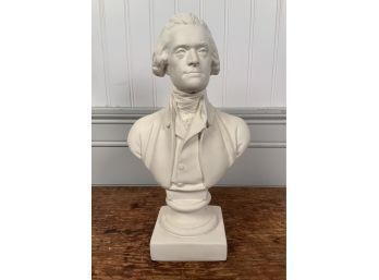 Cast Plaster Bust Of Thomas Jefferson (CTF10)