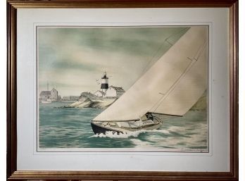 William Nelson Sailing Lithograph (CTF10)