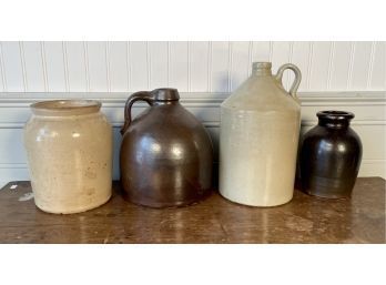 Four Antique Stoneware Vessels (CTF10)
