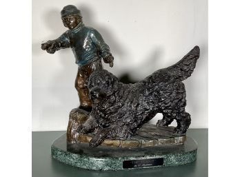 L. Baldwin Bronze Sculpture, The Rescue (CTF10)