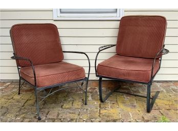 Two Iron Patio Chairs (cTF20)