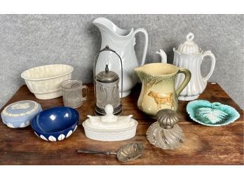 Antique & Vintage Porcelain And Glassware (CTF10)