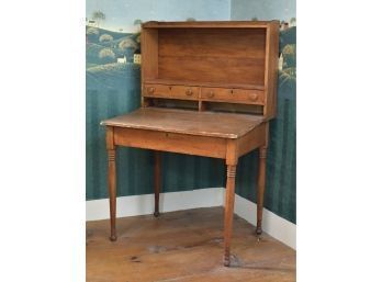 Antique Country Pine High Back Desk (CTF30)