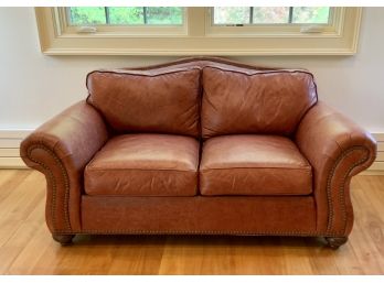 Ethan Allen Leather Sofa
