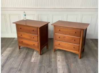 Thomasville Cherry Side Tables