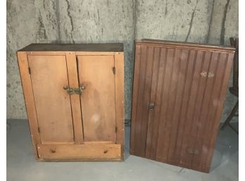 Antique Hanging Cabinets
