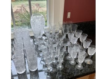 Cut Crystal Glassware