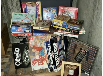 Camp Trunk Full Of Vintage Games